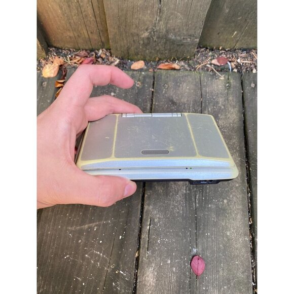 Nintendo DS Fat/NTR NTR-001 Silver Tested Heavy Wear - Picture 4 of 6